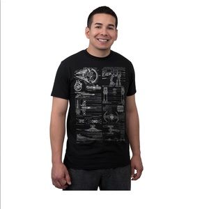 NEW STAR WARS VEHICLES Shirt Black Small UNISEX Men’s